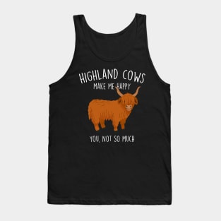 Highland Cows Make Me Happy Tank Top